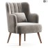 Armchair Larney Velvet - Thumbnail 2