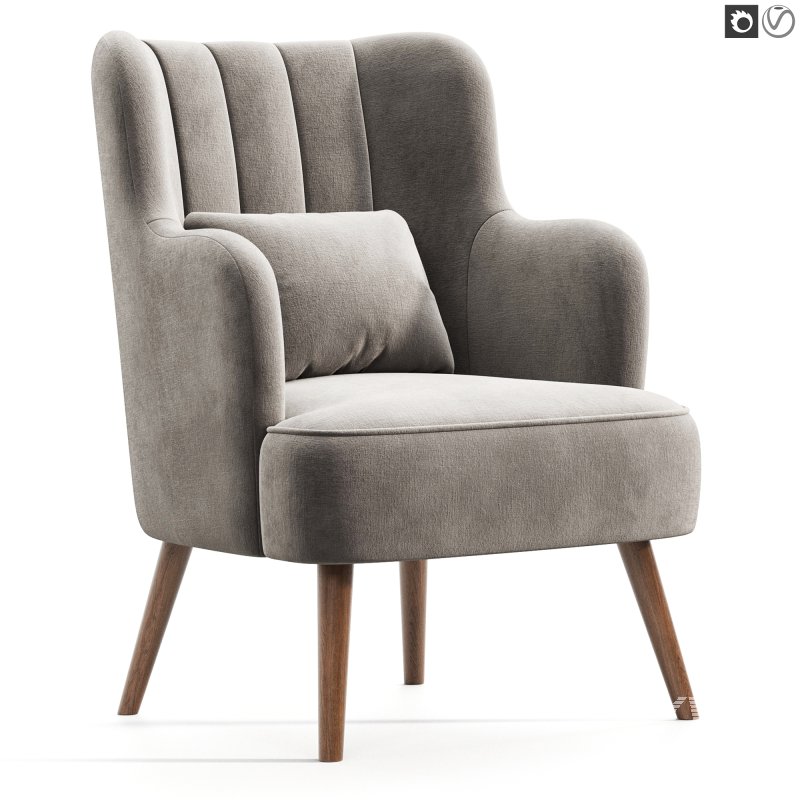Armchair Larney Velvet - Image 2