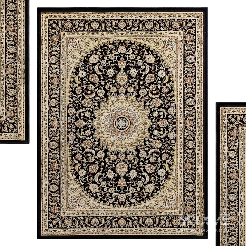Well Woven Timeless Aviva Traditional Black Rug - Image 2