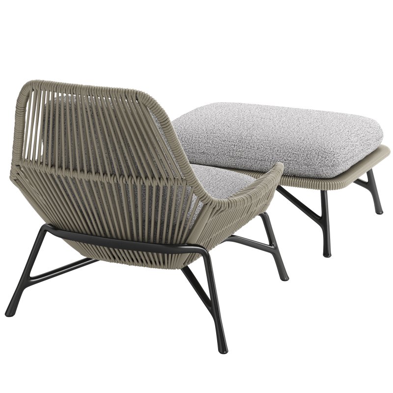 Minotti Prince Cord Indoor Amchair - Image 2
