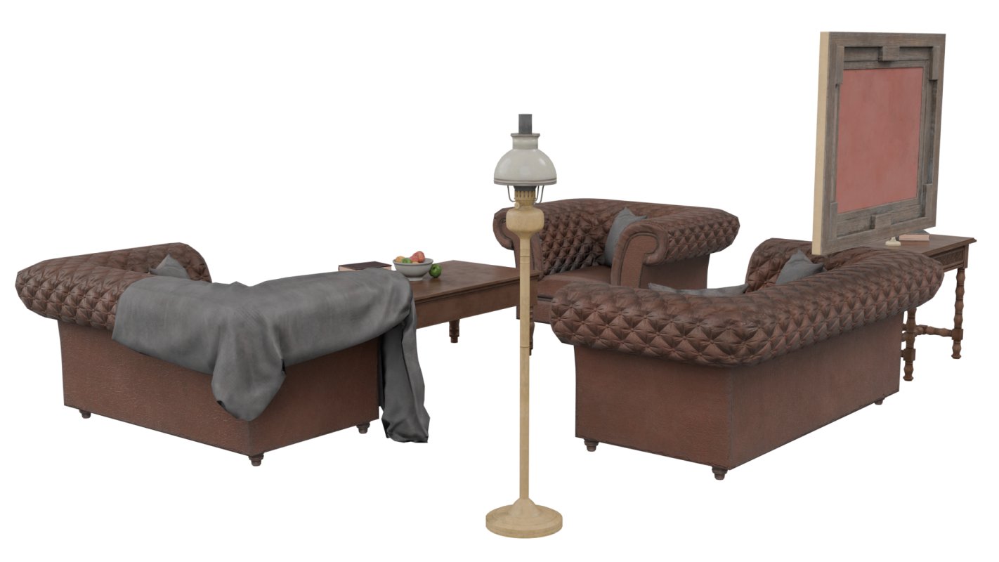 Victorian Sofa Set - Image 3