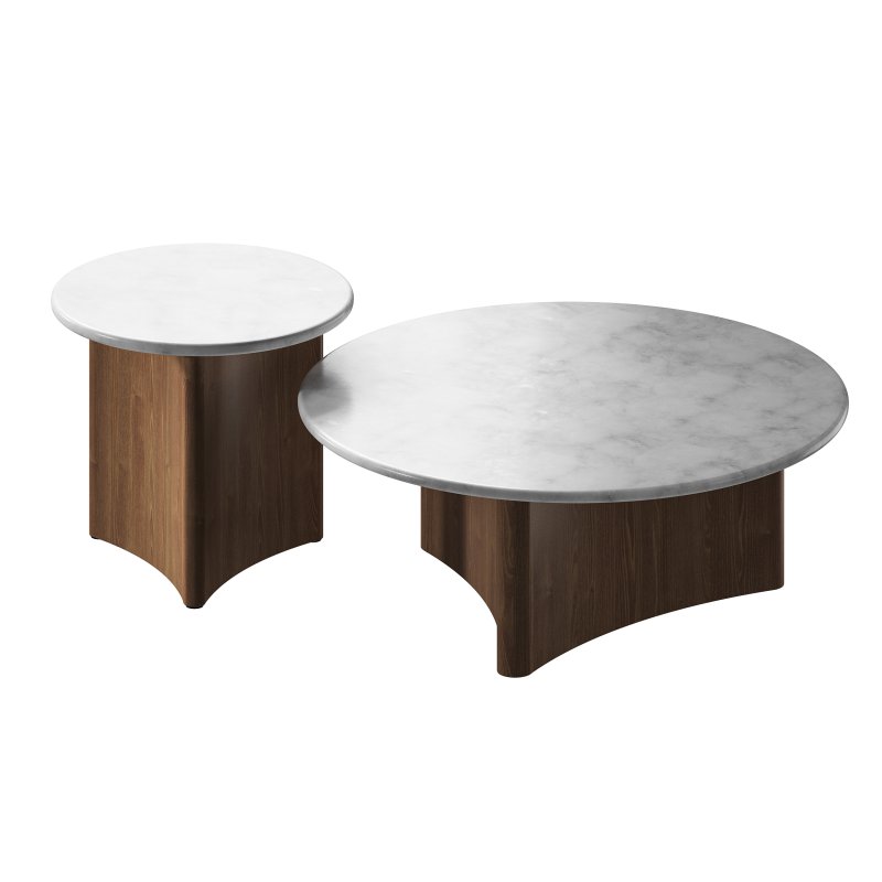 Zafar Nested Marble Coffee Table - Image 8