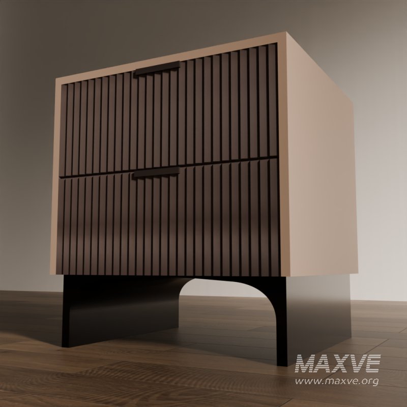 Modern Wooden Side Table - Image 4