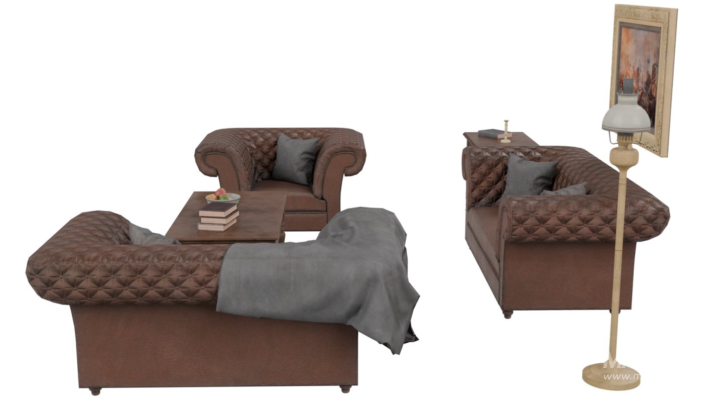 Victorian Sofa Set - Image 1