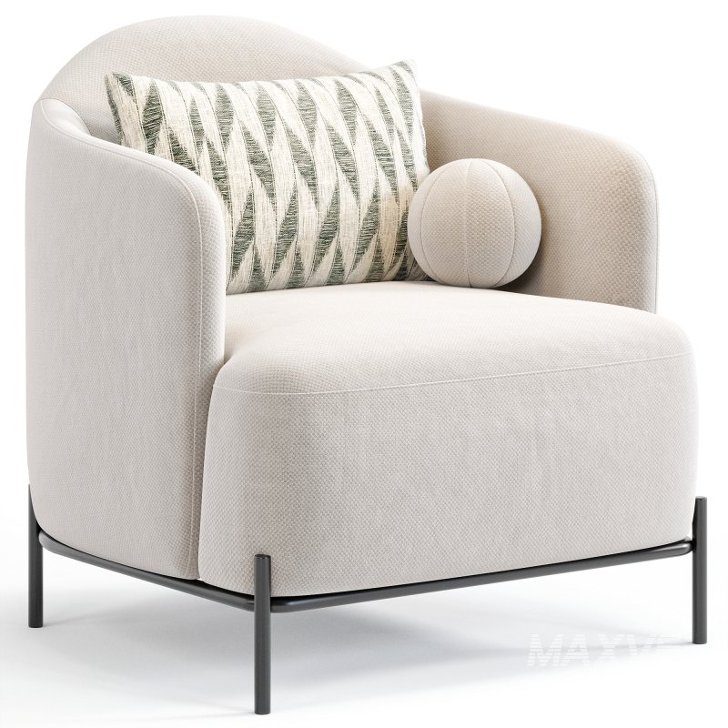 Wessex Upholstered Armchair By Temple And Webster - Image 4