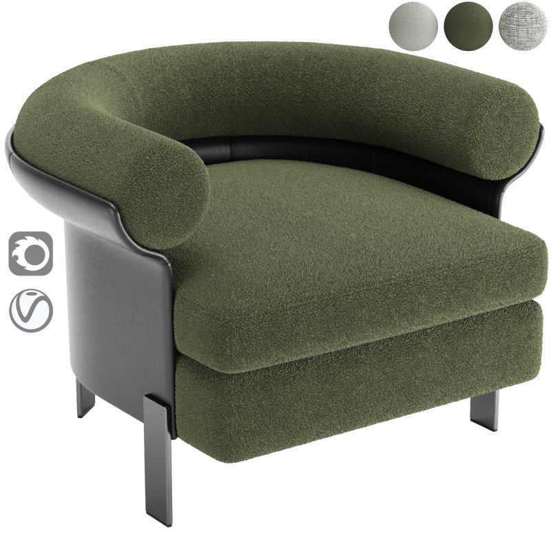 Minotti Mattia Amchair v2 - Image 1