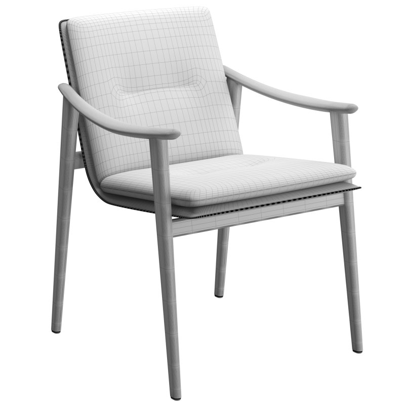Minotti FYNN Dining Chair with cushion - Image 5