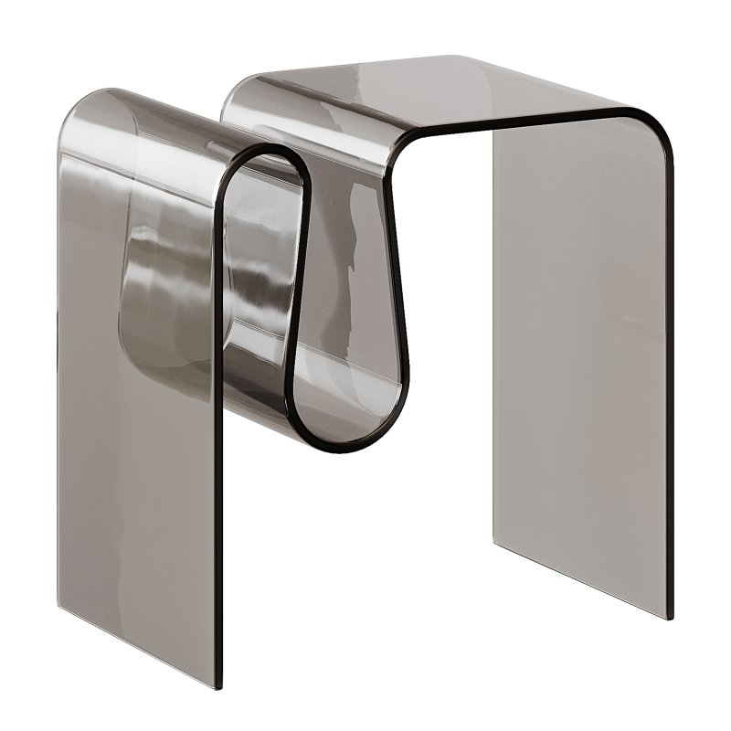 Curvy Side Table – Acrylic - Image 4