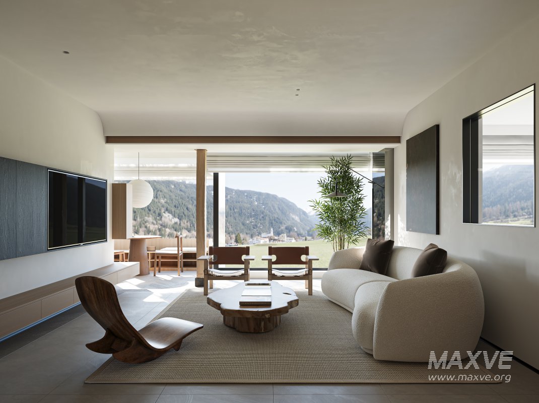 Modern living and dining room - Image 1