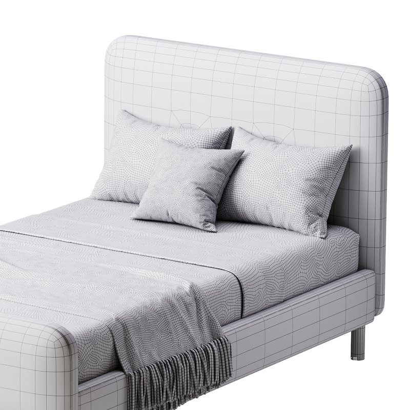 Flannelette Beige bed - Image 15