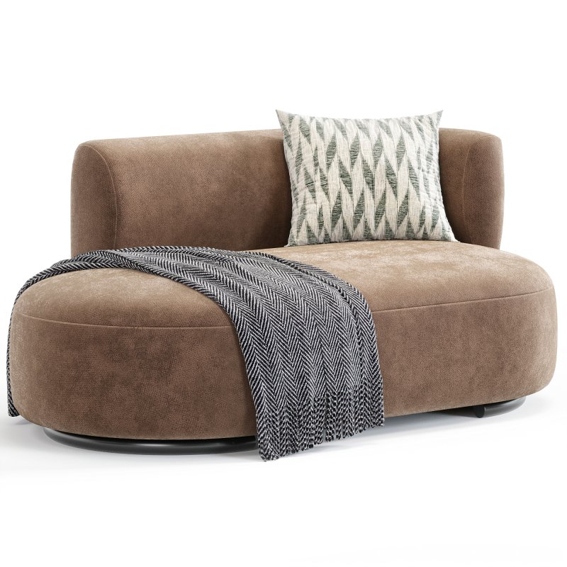 K Waiting Dormeuse Chenille By Space Furniture - Image 3