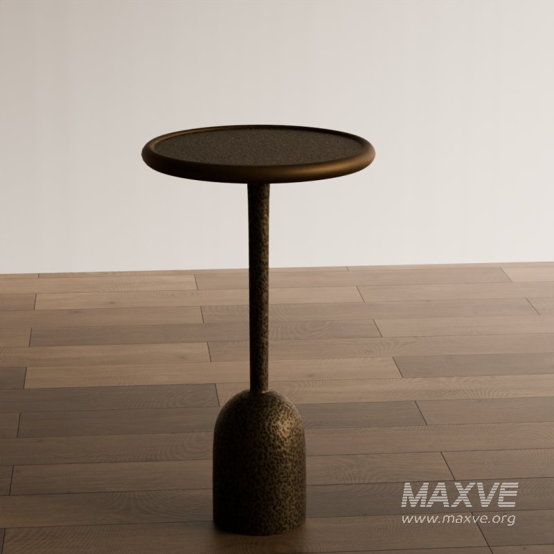 Modern Brass Side Table - Image 4