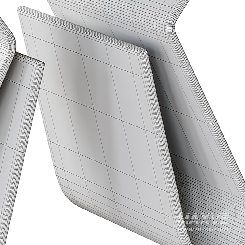 Acrylic Curve Edge Side Table – Minimalist - Image 15