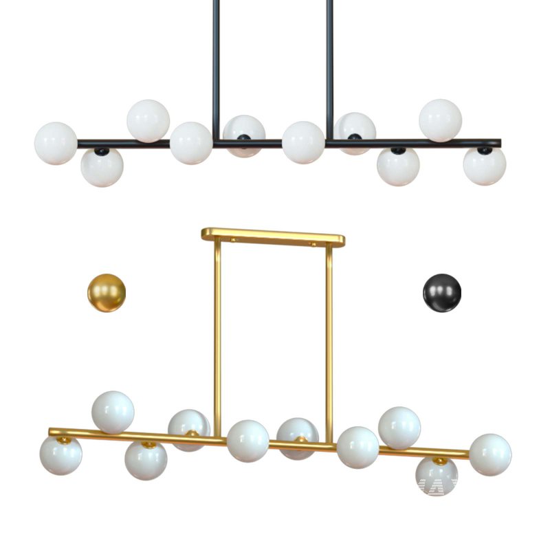 Odin – Glass Globe Chandelier - Image 1