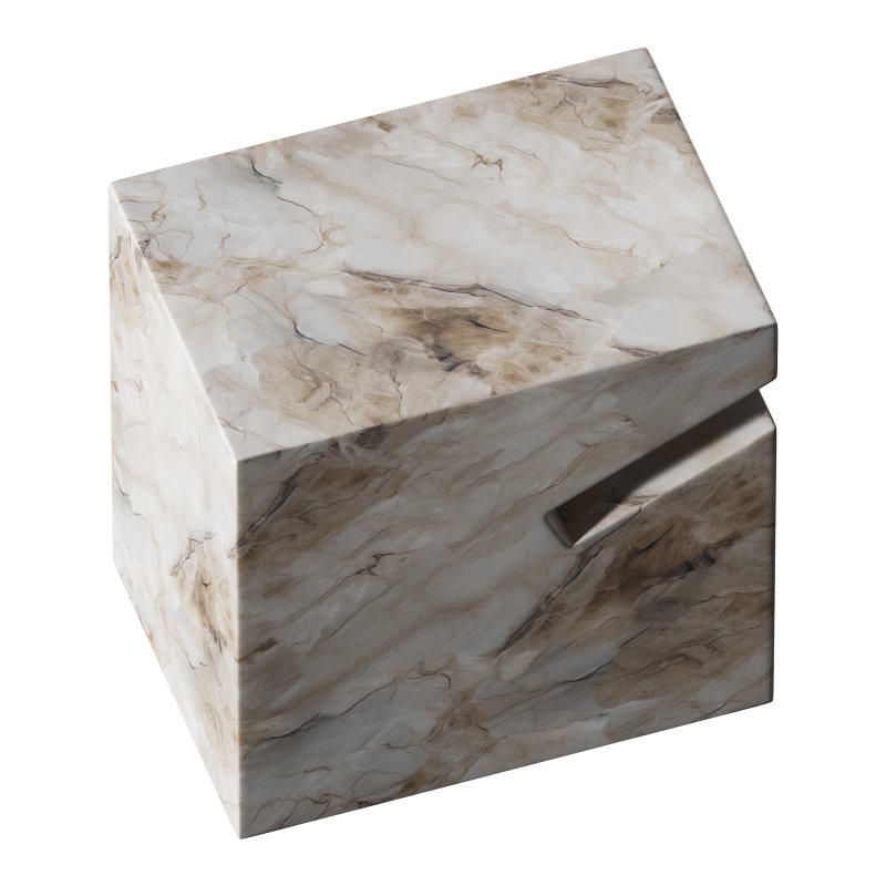 Natural side table marble - Image 6