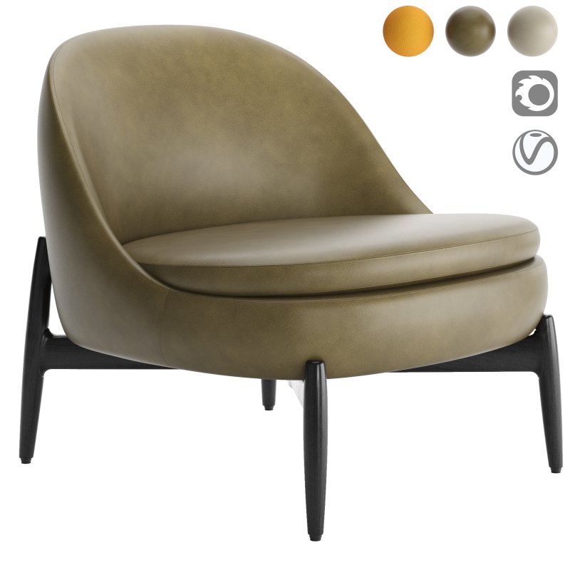 Minotti Sendai Armchair - Image 1