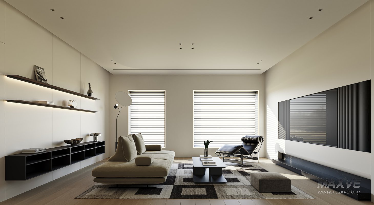 Modern living and dining room - Image 1