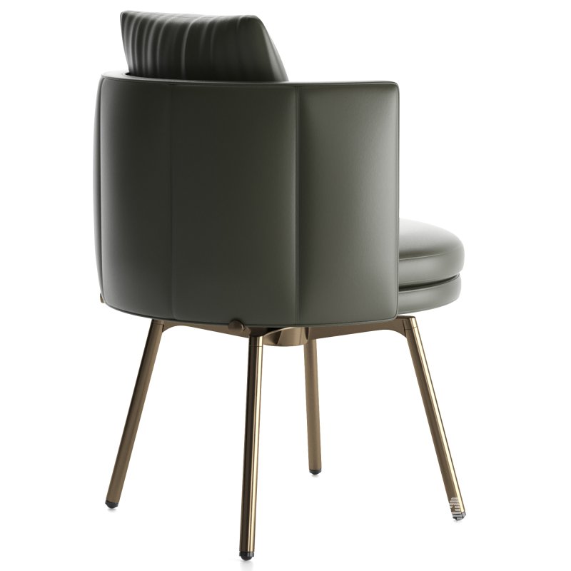 Minotti Torii Dining Swivel chair - Image 2