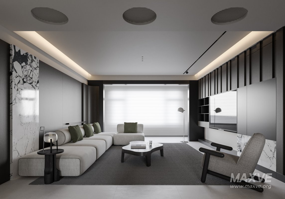 Modern living room dining room - Image 1