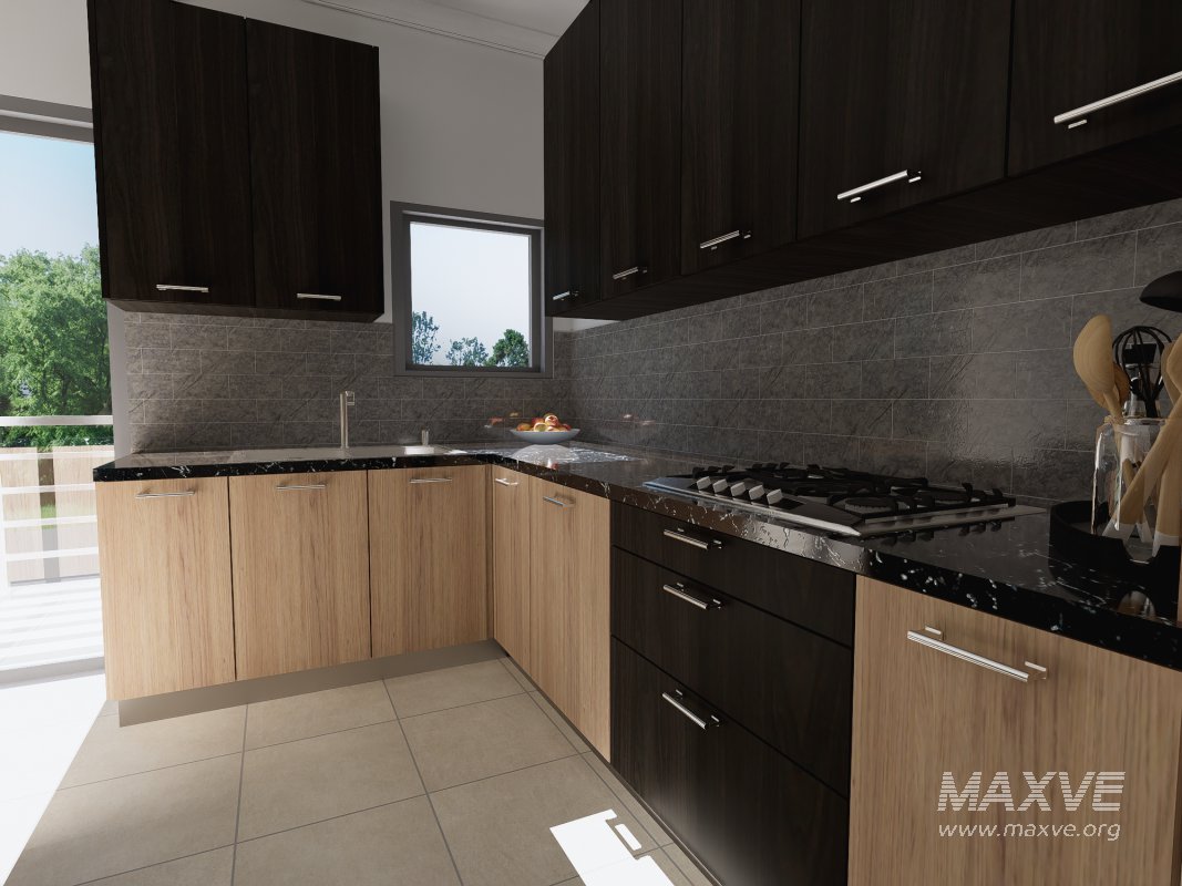 MODERN 3D KITCHEN DESIGN - Image 2
