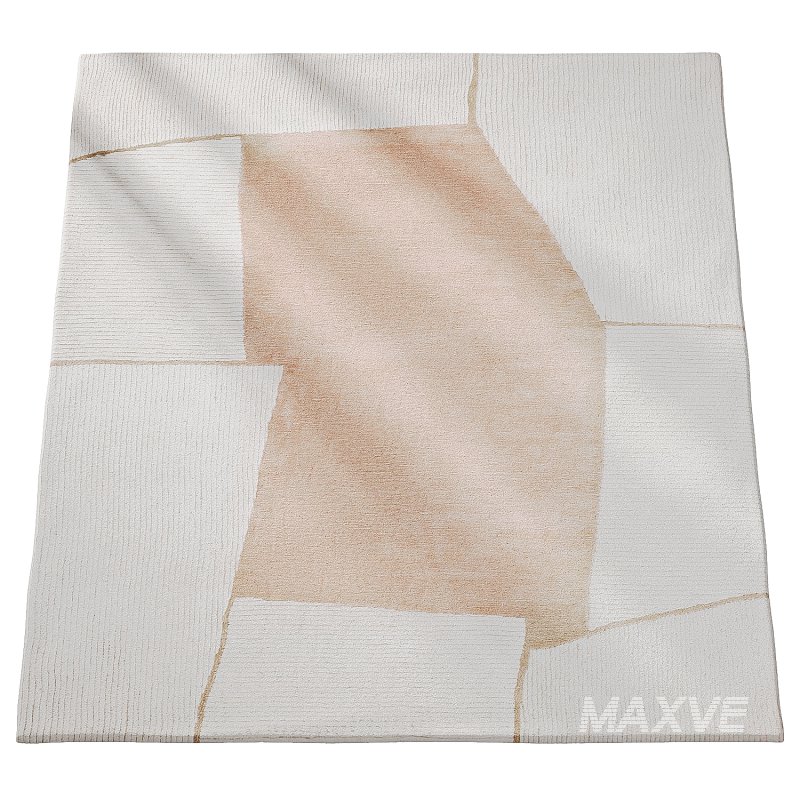 Torn Shape Wool Rug - Image 2