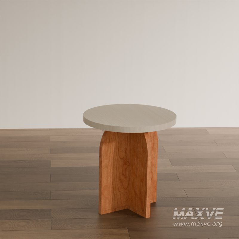Modern Round Side Table - Image 2