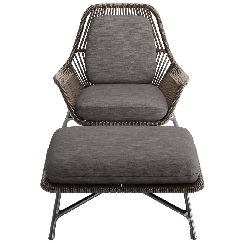 Minotti Prince Cord Indoor Amchair - Image 6