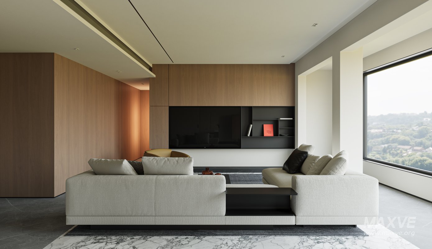 Modern living and dining room - Image 4