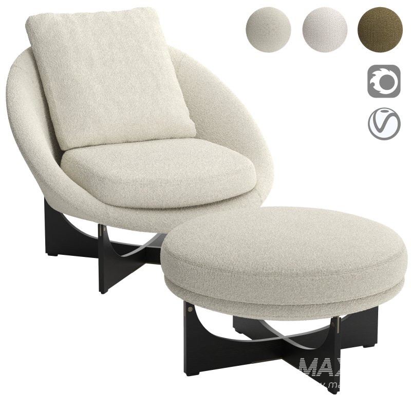 Minotti Lido Armchair - Image 1