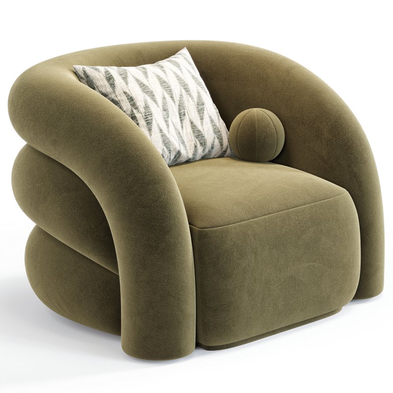 Swivel Novelle Armchair By Eichholtz - Image 5