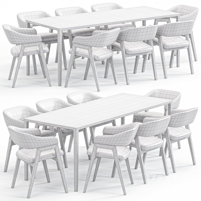 Chelsea Chair Lisbon Table By Deephouse - Image 7