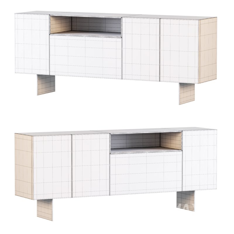 36e8 Glass Sideboard 03 - Image 15