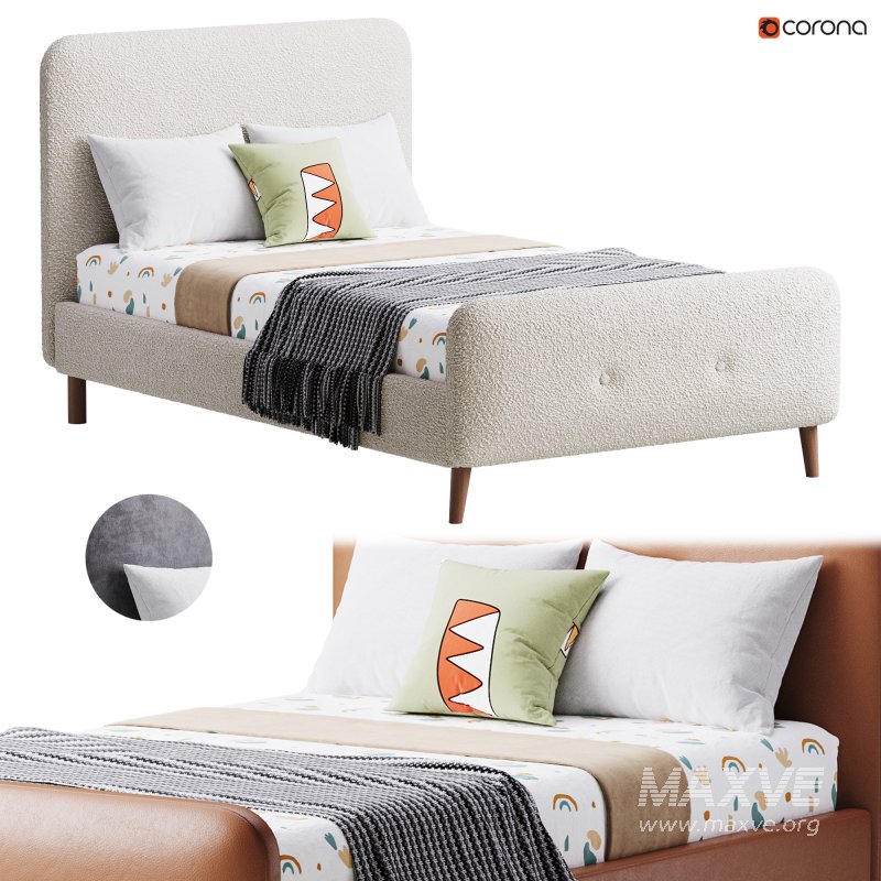 Flannelette Beige bed - Image 1