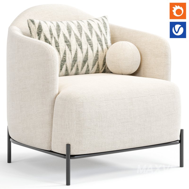 Wessex Upholstered Armchair By Temple And Webster - Image 1