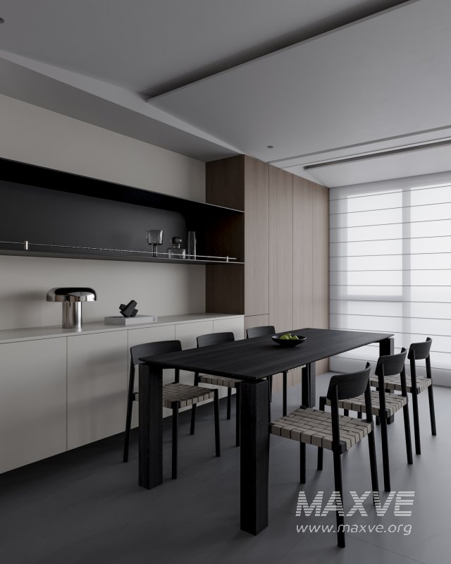 Modern living and dining room - Image 7