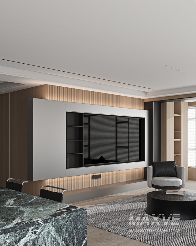 Modern living and dining room - Image 6