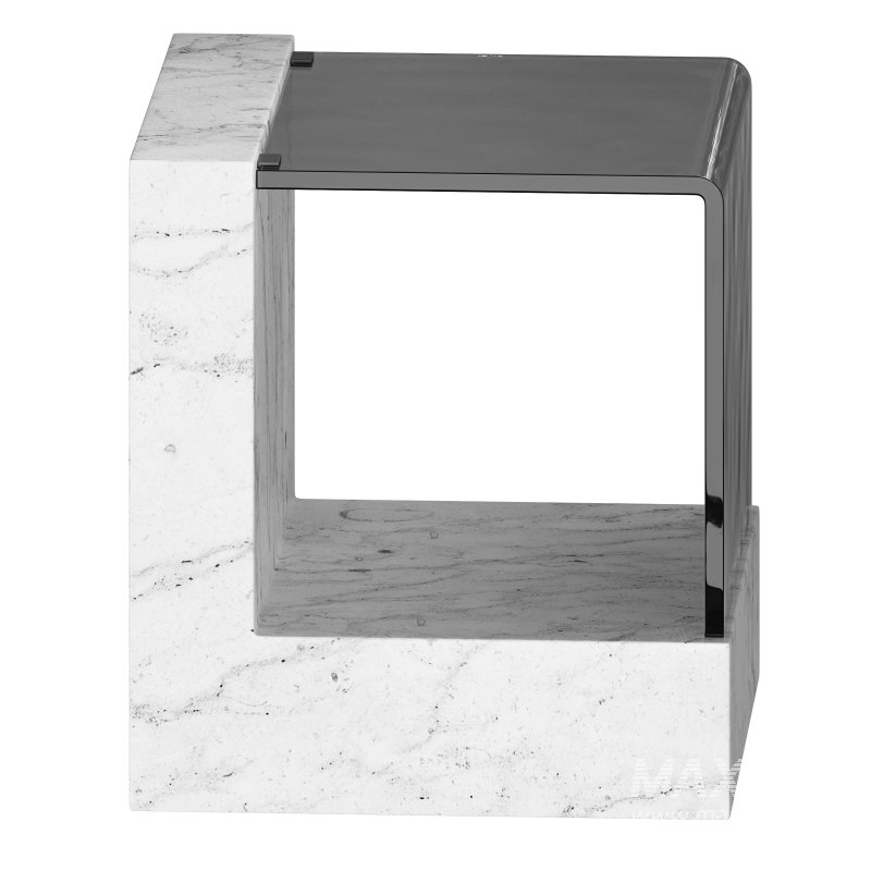 Creative Marble Side Table – Glass - Image 4