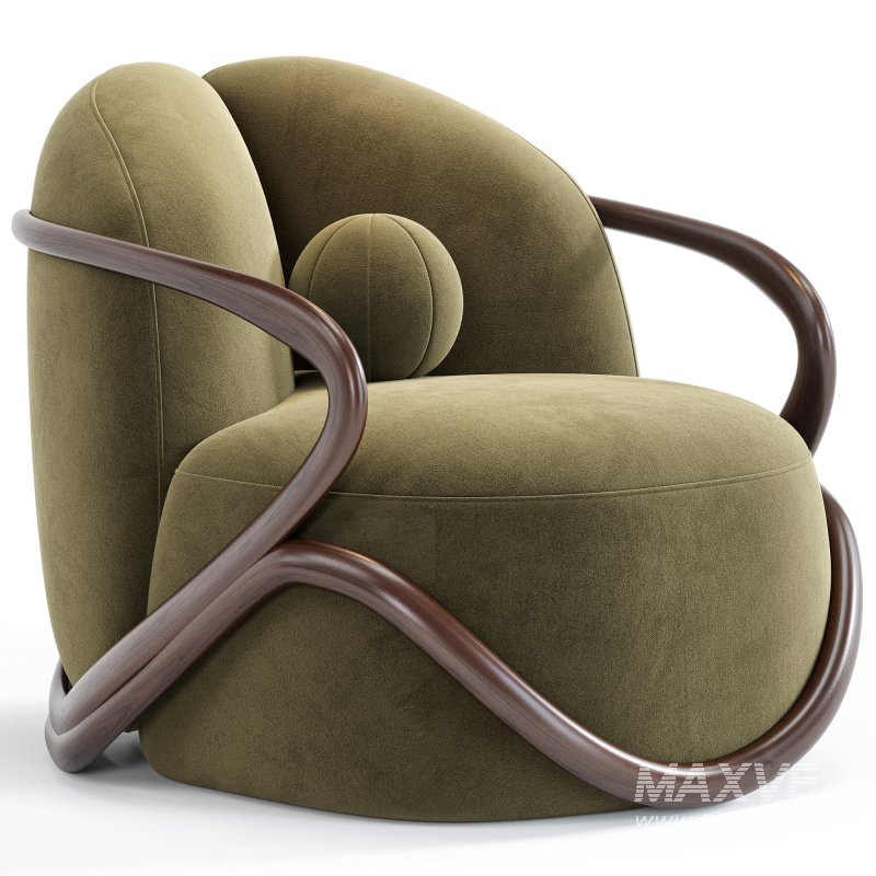 Hug Armchair By Giorgetti - Image 5
