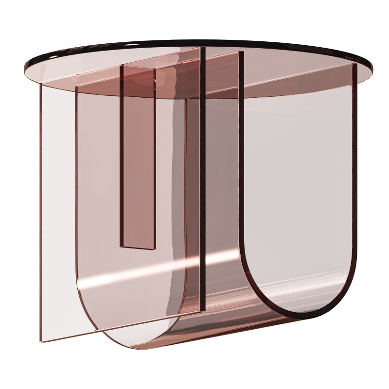 Living Room Acrylic Side Table - Image 3