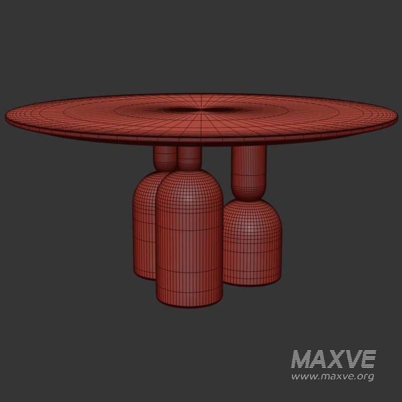 Cop Round dining table By Bonaldo - Image 2