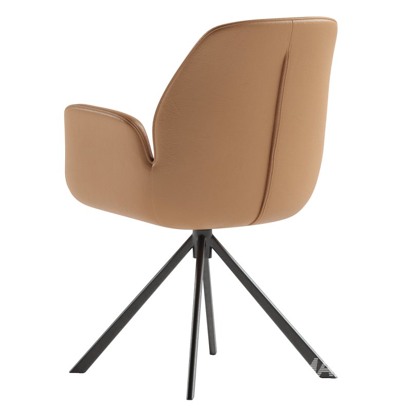 Aura dining chair with armrests - Image 4