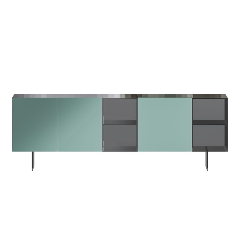 36e8 Glass Sideboard - Image 2