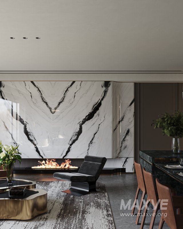 Modern living and dining room - Image 8