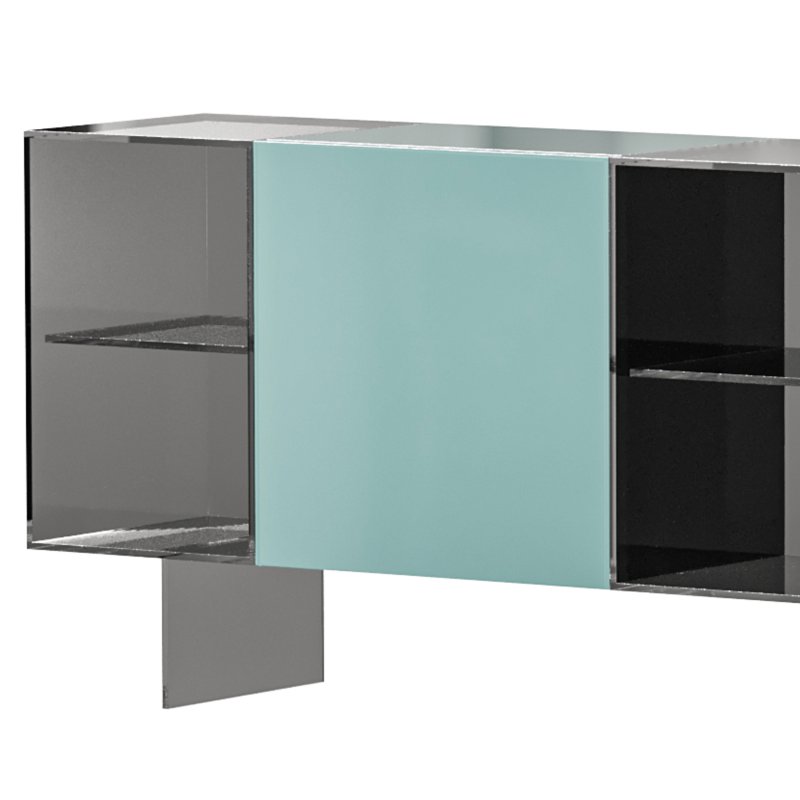 36e8 Glass Sideboard - Image 9