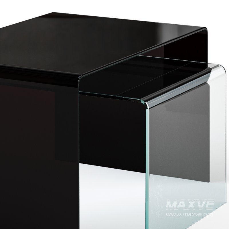 Table Basse 110 X 50 Cm Verre BURANO - Image 10