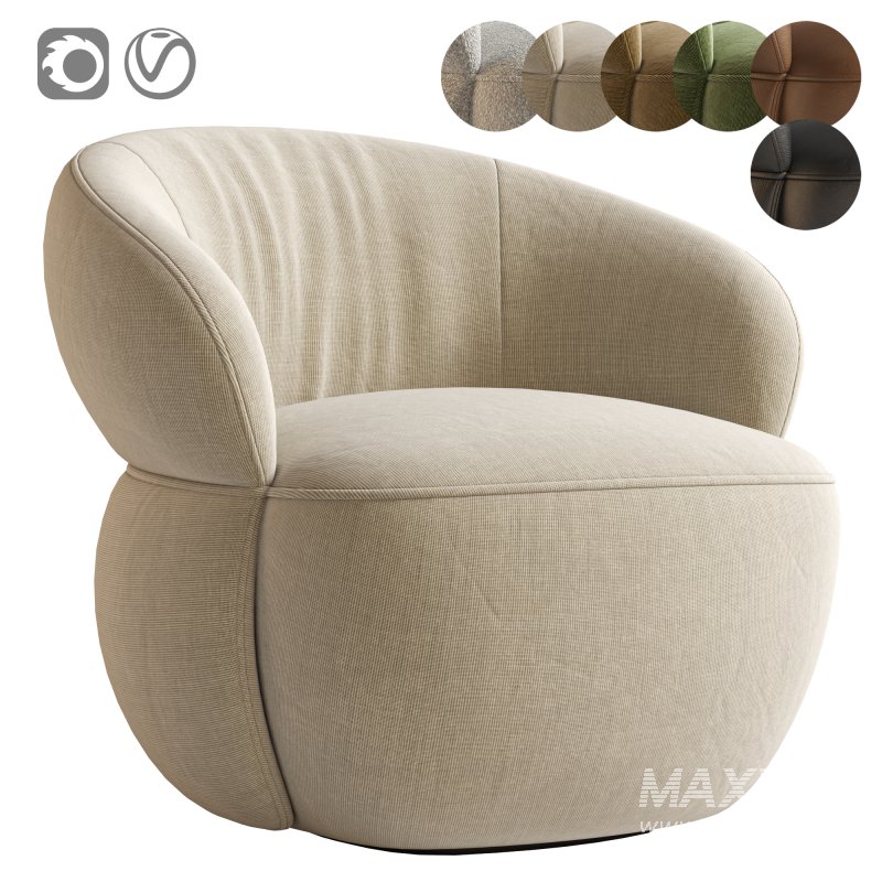 SAN REMO armchair by Riviera Maison - Image 1