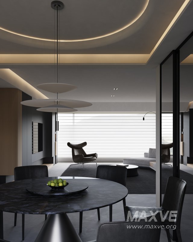 Modern living and dining room - Image 5