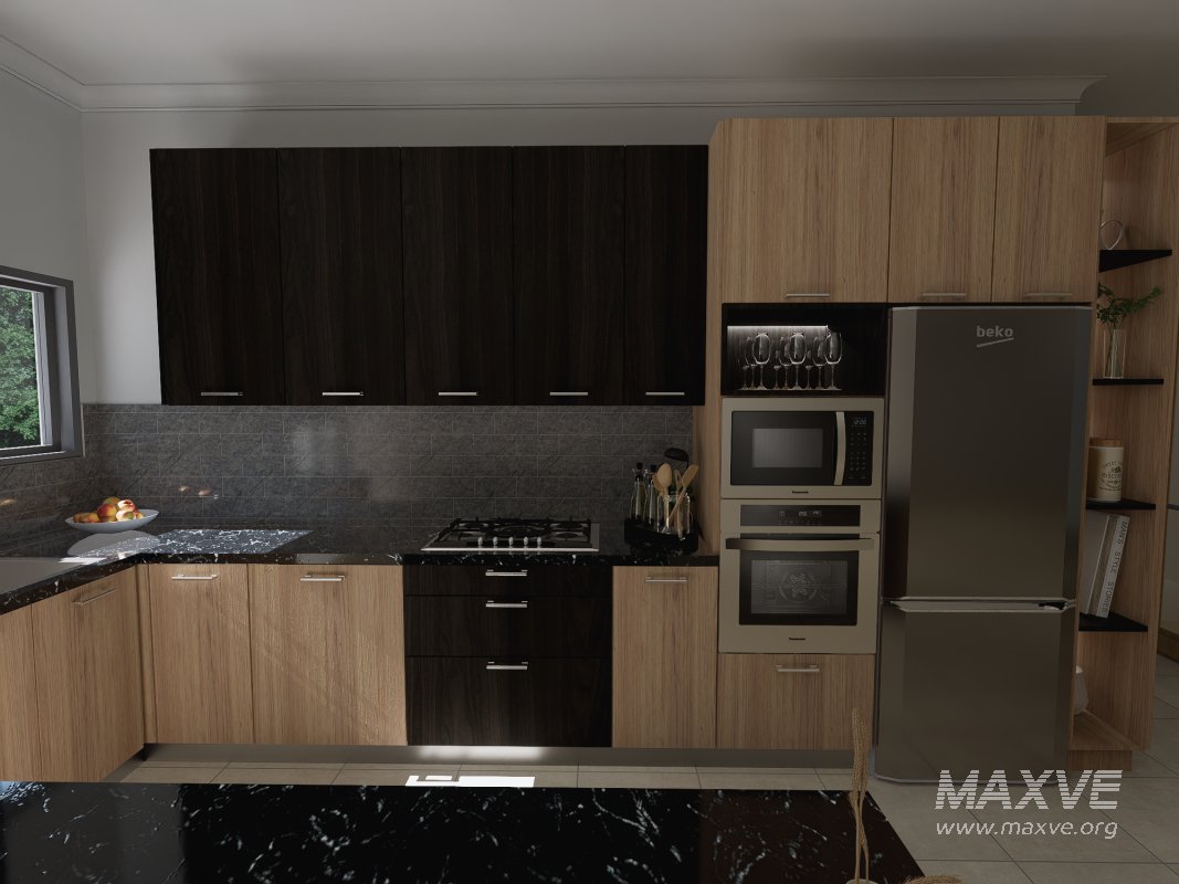 MODERN 3D KITCHEN DESIGN - Image 1