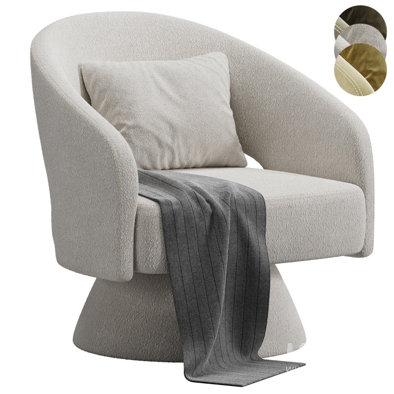 Bhupendra Swivel Accent Chair - Image 3