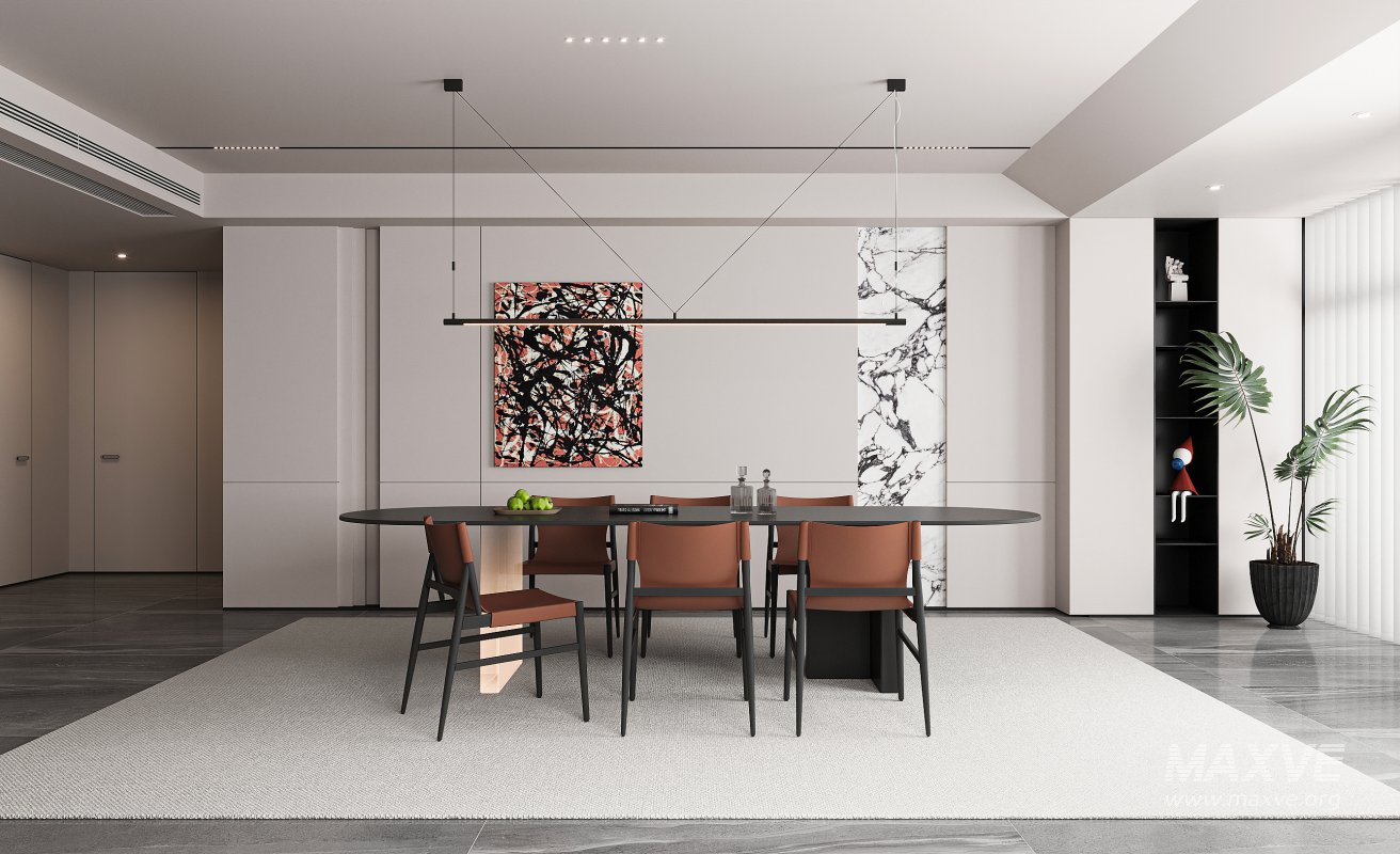 Modern dining room - Image 1